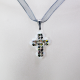 Small Cross - Stella-Gray Organza - 1